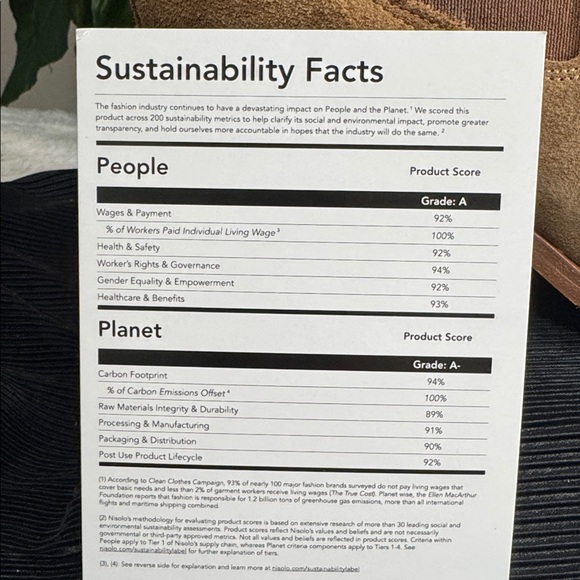 Nisolo Elia Go-To Flatform Leather Slide/Sandal Women's 6 - Picture 14 of 16